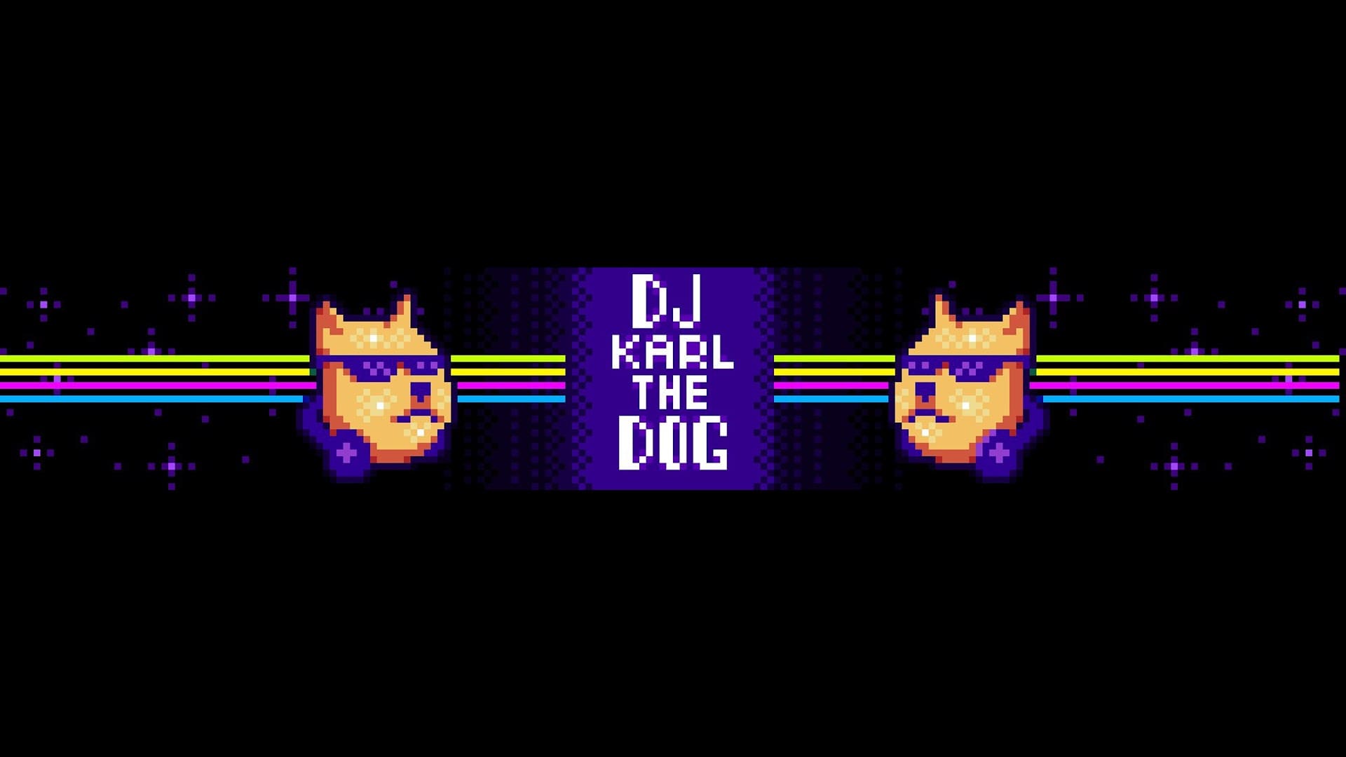 DJ KARL THE DOG banner